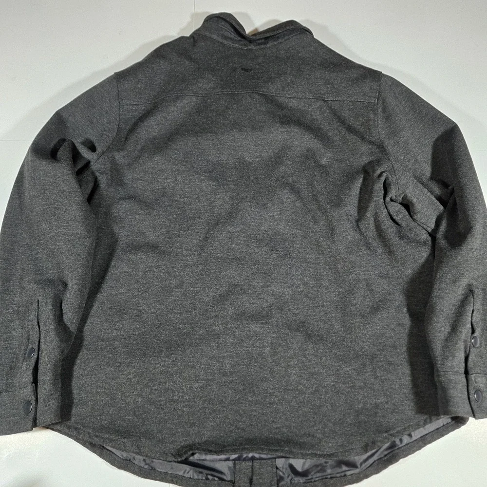 Civil‎ Society Bennett Knit Shirt Jacket, Color Dark Heather Gray, Size XLarge